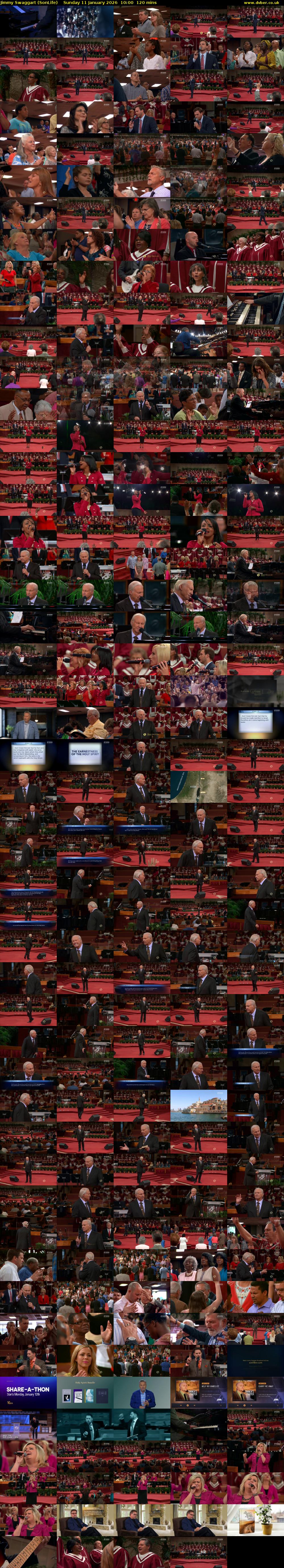 Jimmy Swaggart (SonLife) Sunday 11 January 2026 10:00 - 12:00
