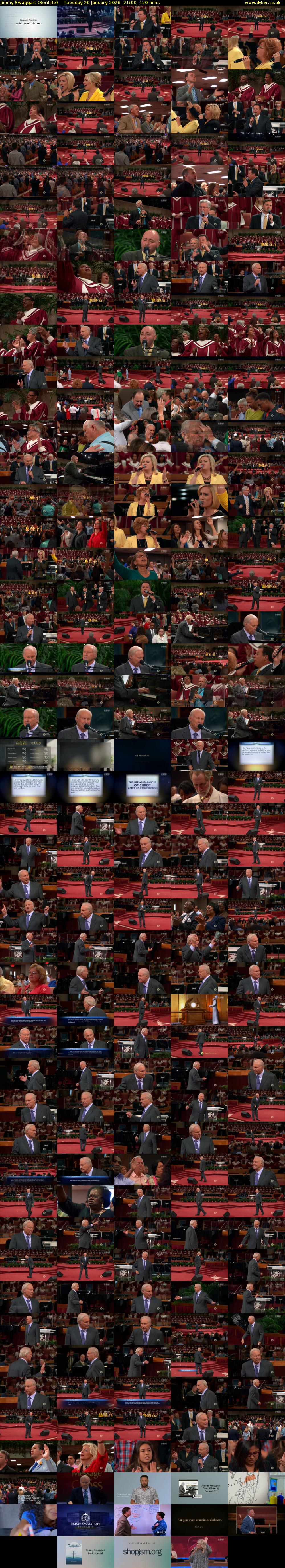 Jimmy Swaggart (SonLife) Tuesday 20 January 2026 21:00 - 23:00