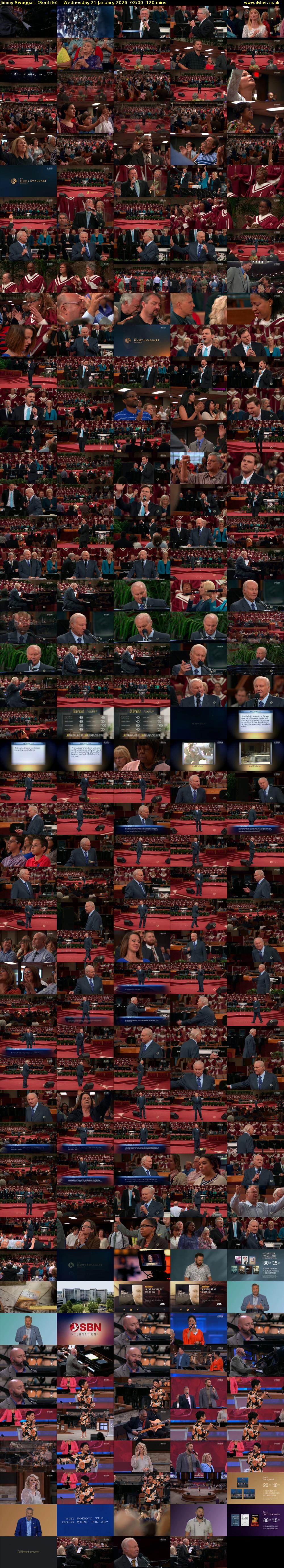 Jimmy Swaggart (SonLife) Wednesday 21 January 2026 03:00 - 05:00
