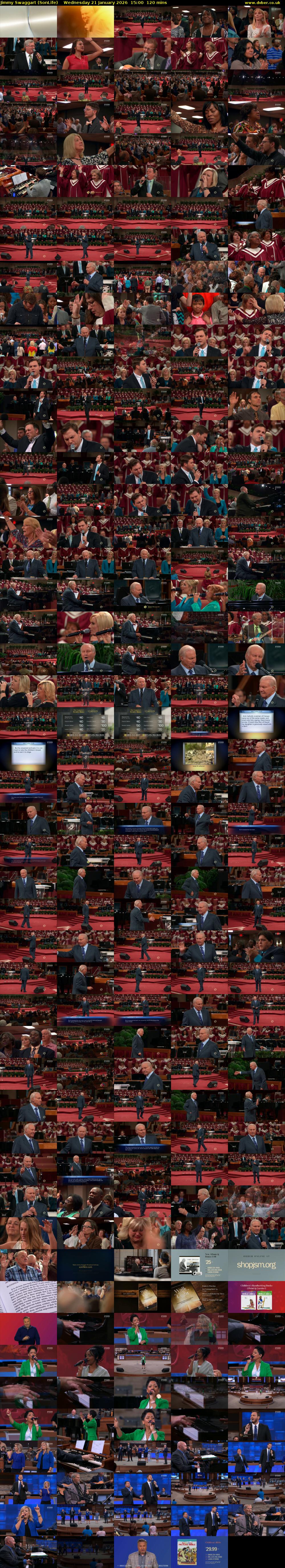 Jimmy Swaggart (SonLife) Wednesday 21 January 2026 15:00 - 17:00