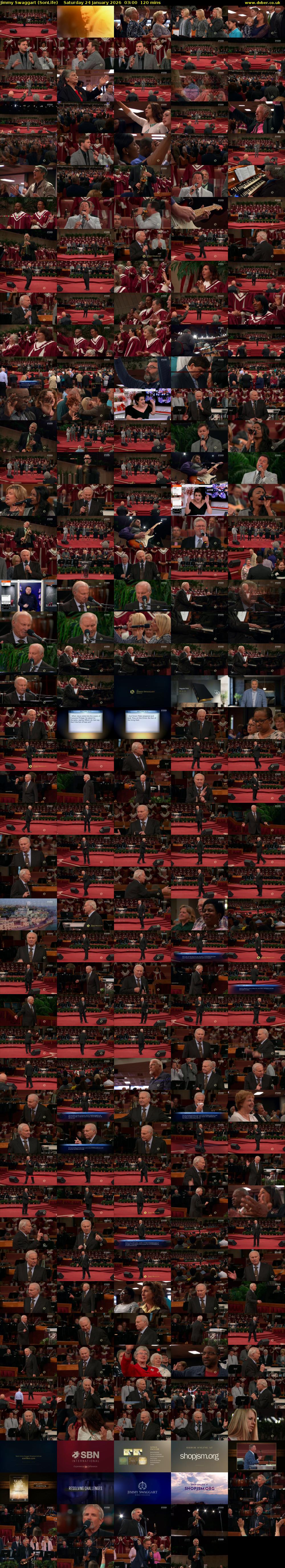 Jimmy Swaggart (SonLife) Saturday 24 January 2026 03:00 - 05:00