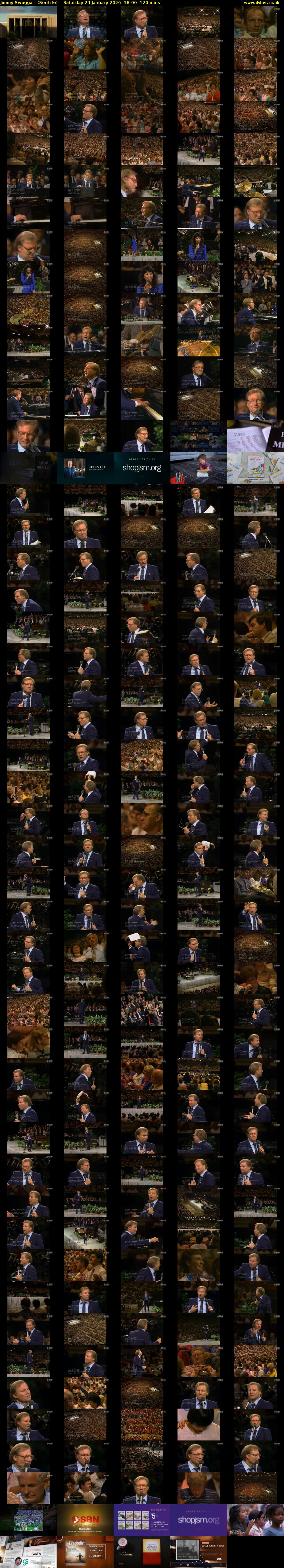 Jimmy Swaggart (SonLife) Saturday 24 January 2026 18:00 - 20:00