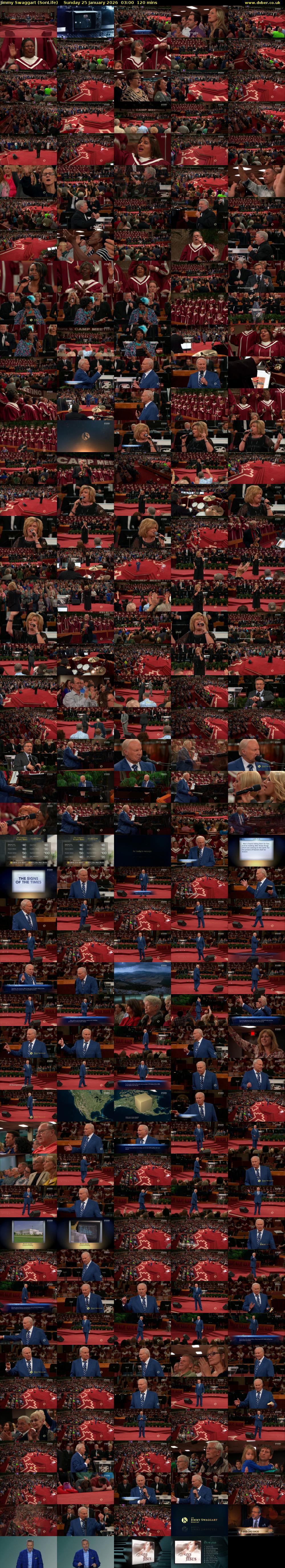 Jimmy Swaggart (SonLife) Sunday 25 January 2026 03:00 - 05:00