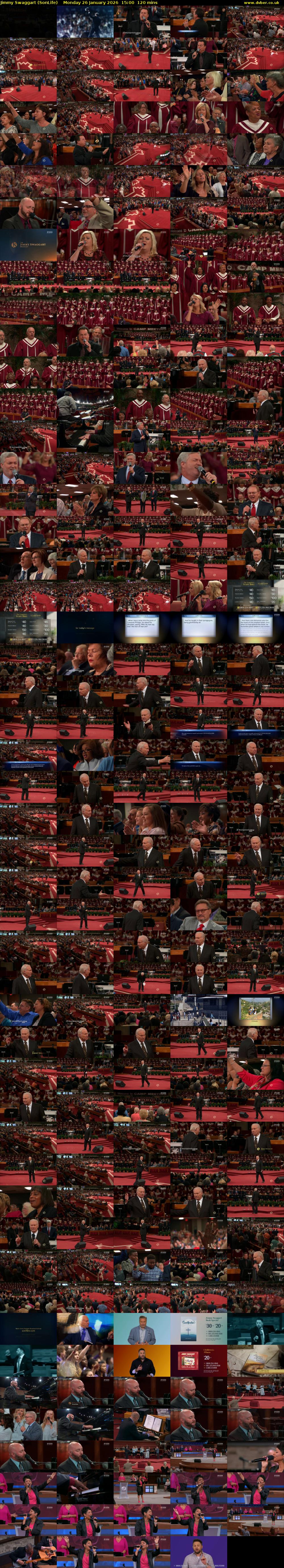 Jimmy Swaggart (SonLife) Monday 26 January 2026 15:00 - 17:00