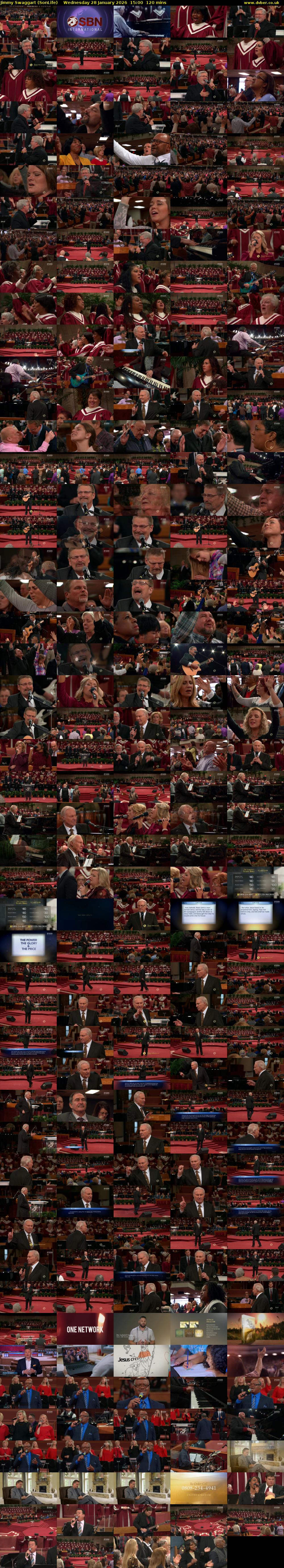 Jimmy Swaggart (SonLife) Wednesday 28 January 2026 15:00 - 17:00