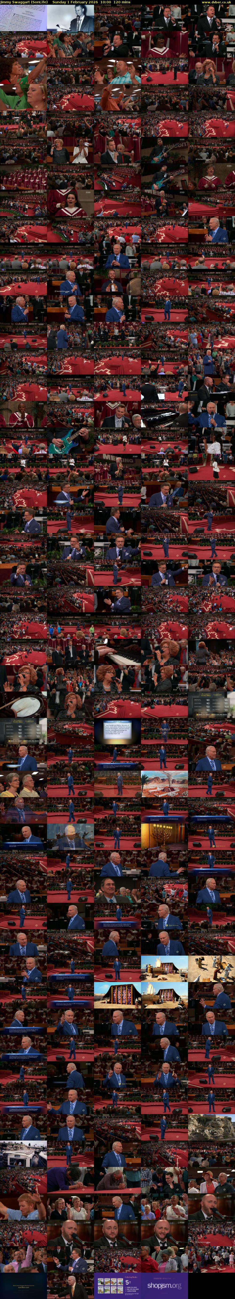 Jimmy Swaggart (SonLife) Sunday 1 February 2026 10:00 - 12:00