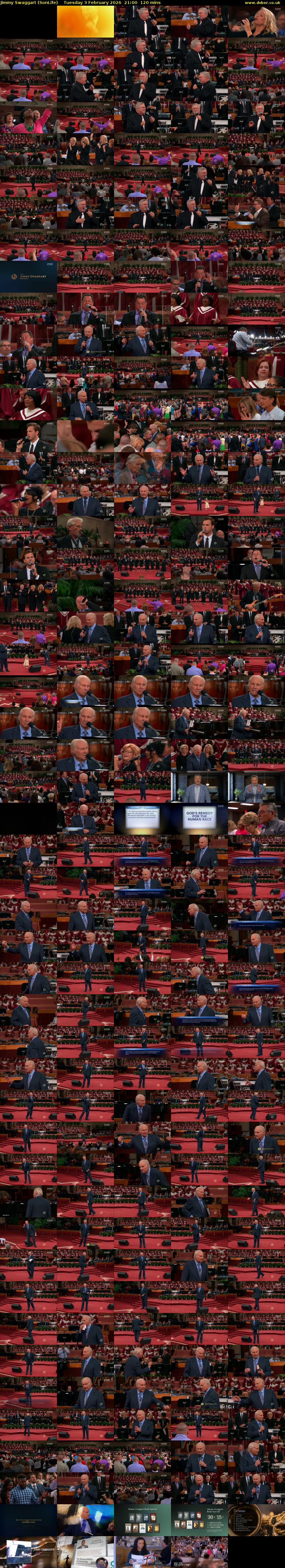 Jimmy Swaggart (SonLife) Tuesday 3 February 2026 21:00 - 23:00