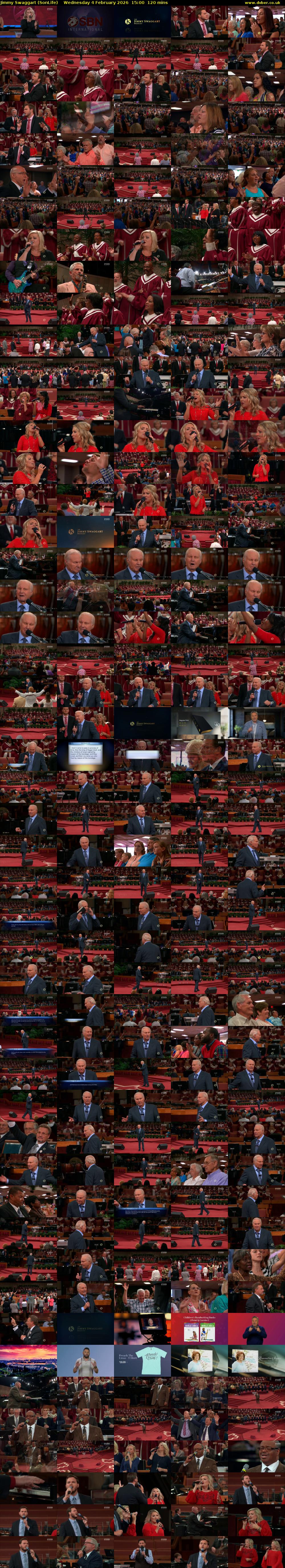 Jimmy Swaggart (SonLife) Wednesday 4 February 2026 15:00 - 17:00