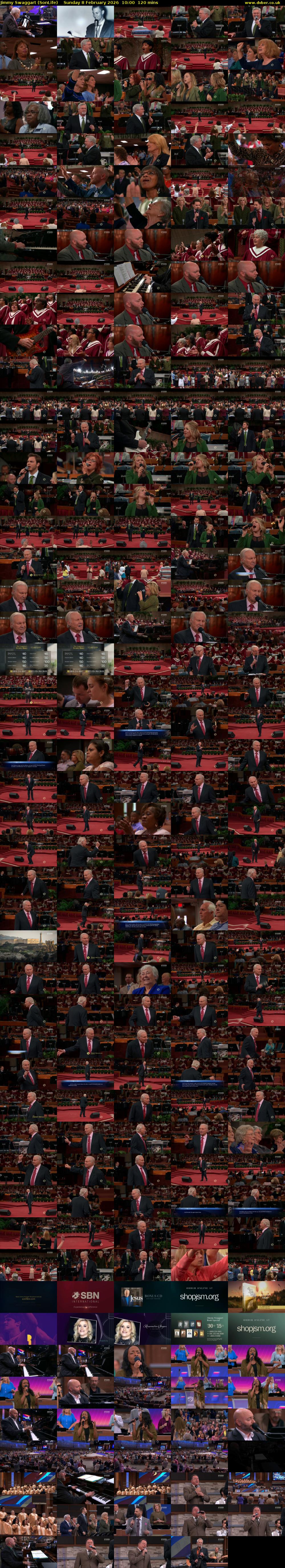 Jimmy Swaggart (SonLife) Sunday 8 February 2026 10:00 - 12:00