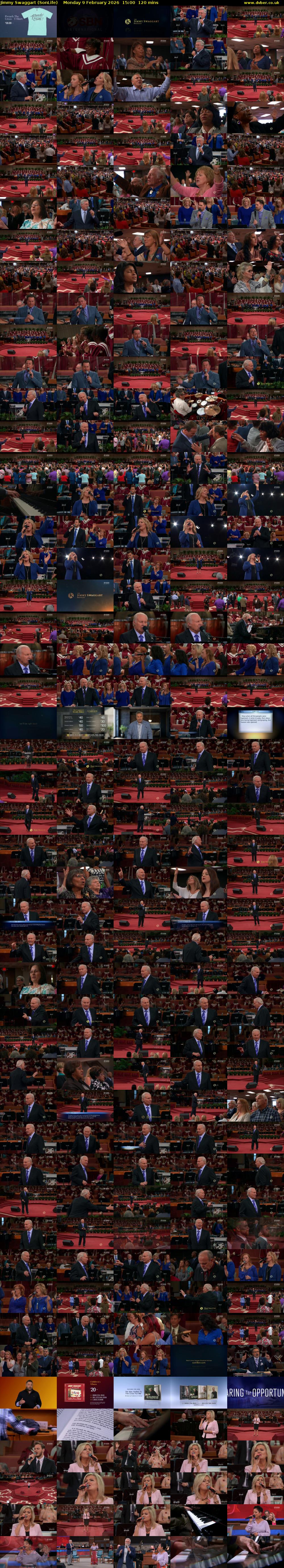 Jimmy Swaggart (SonLife) Monday 9 February 2026 15:00 - 17:00