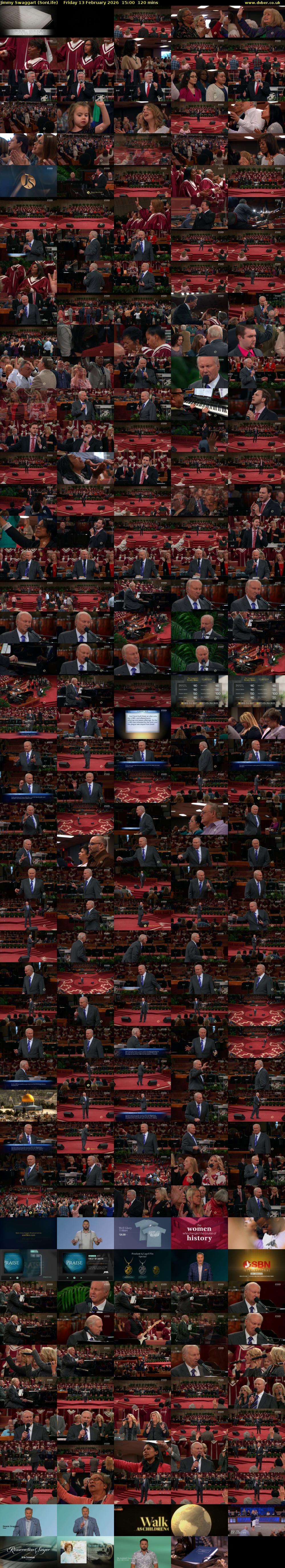 Jimmy Swaggart (SonLife) Friday 13 February 2026 15:00 - 17:00