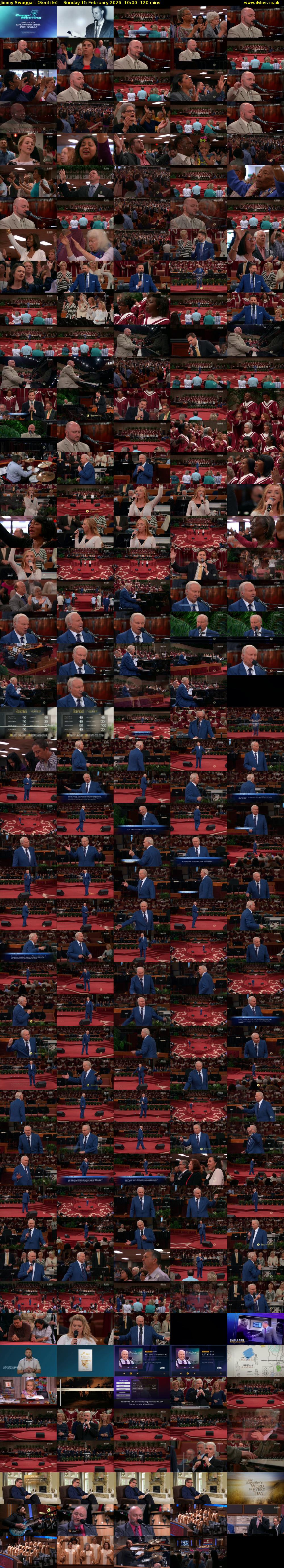 Jimmy Swaggart (SonLife) Sunday 15 February 2026 10:00 - 12:00