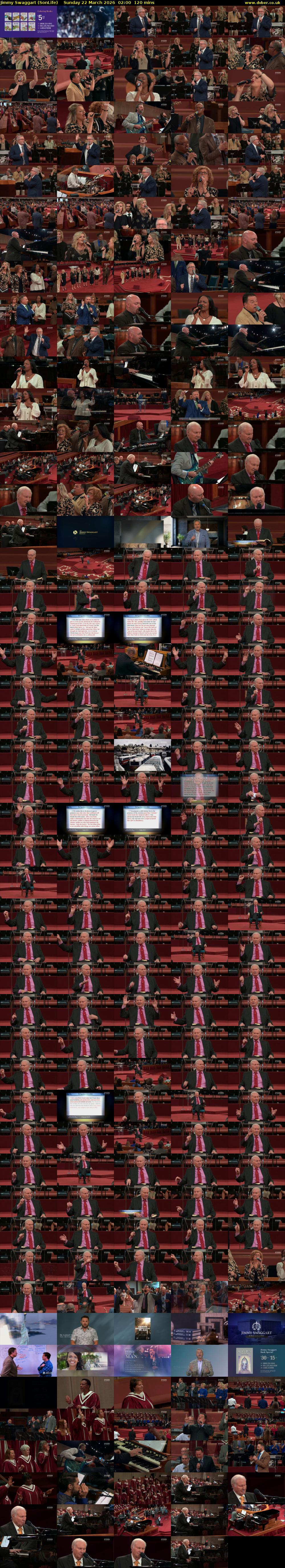 Jimmy Swaggart (SonLife) Sunday 22 March 2026 02:00 - 04:00