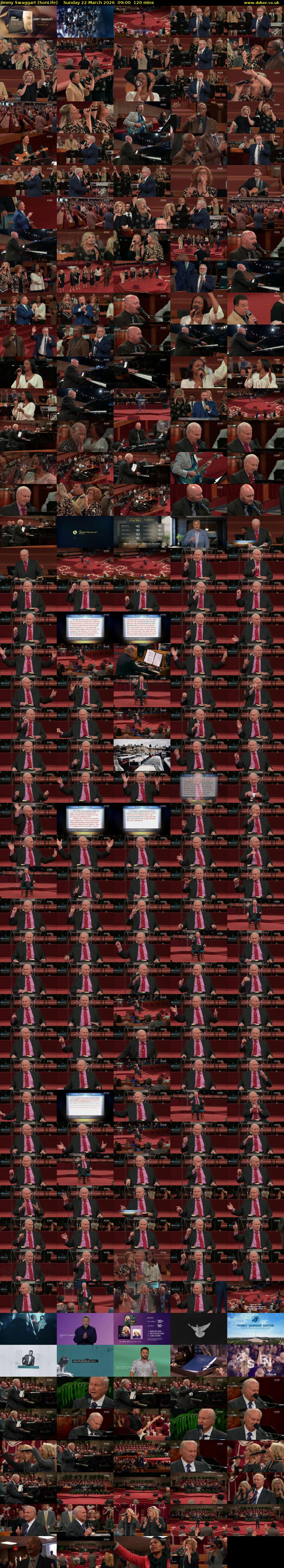 Jimmy Swaggart (SonLife) Sunday 22 March 2026 09:00 - 11:00