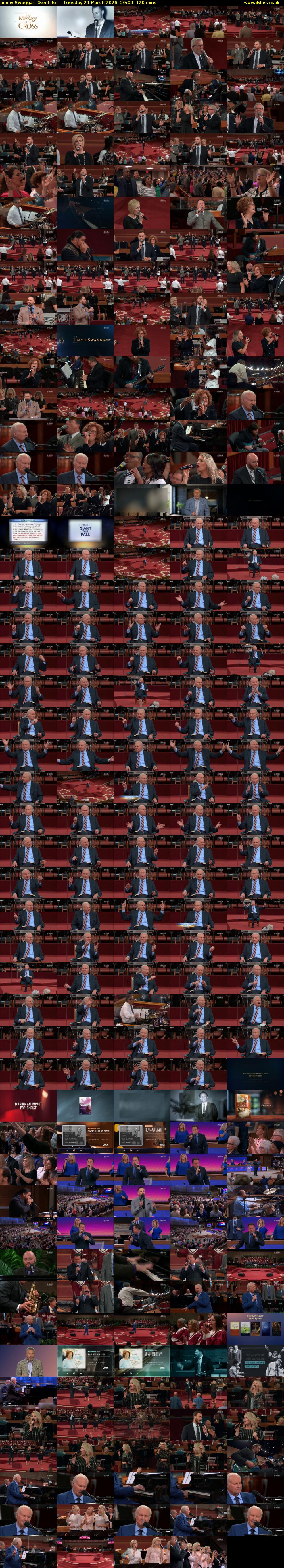 Jimmy Swaggart (SonLife) Tuesday 24 March 2026 20:00 - 22:00