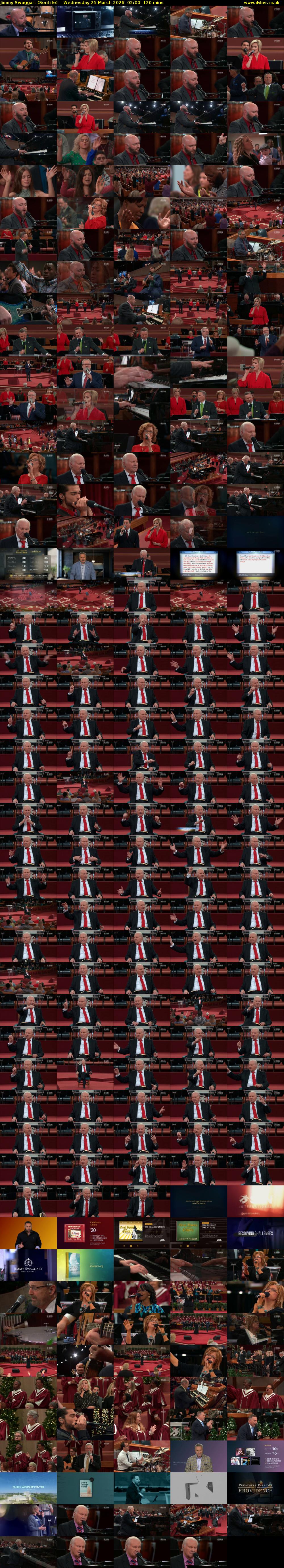 Jimmy Swaggart (SonLife) Wednesday 25 March 2026 02:00 - 04:00