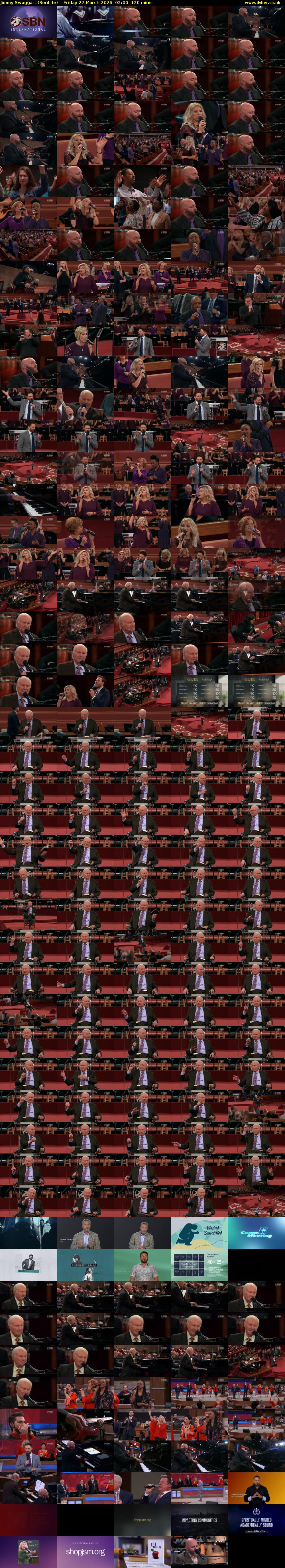 Jimmy Swaggart (SonLife) Friday 27 March 2026 02:00 - 04:00