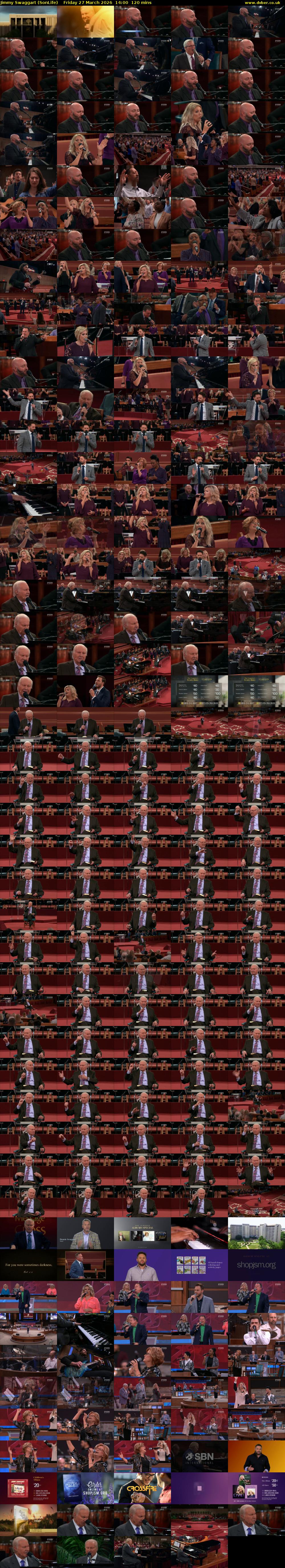 Jimmy Swaggart (SonLife) Friday 27 March 2026 14:00 - 16:00