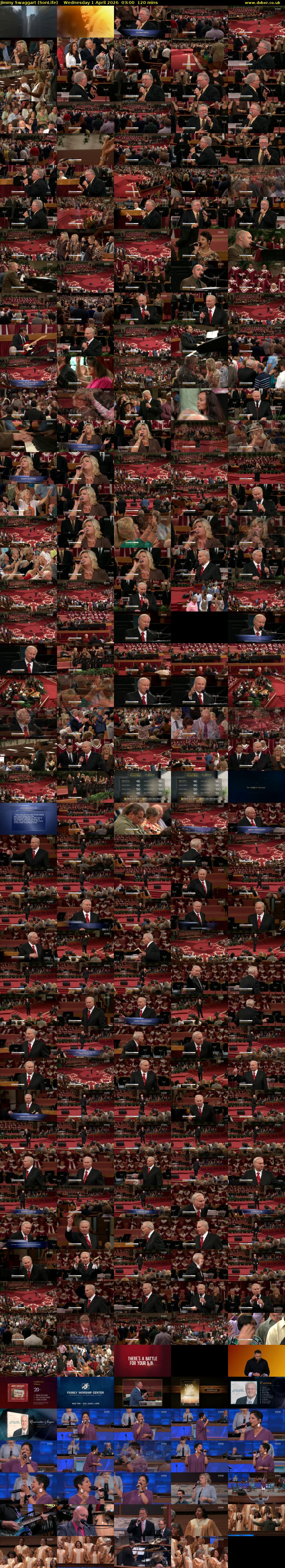 Jimmy Swaggart (SonLife) Wednesday 1 April 2026 03:00 - 05:00