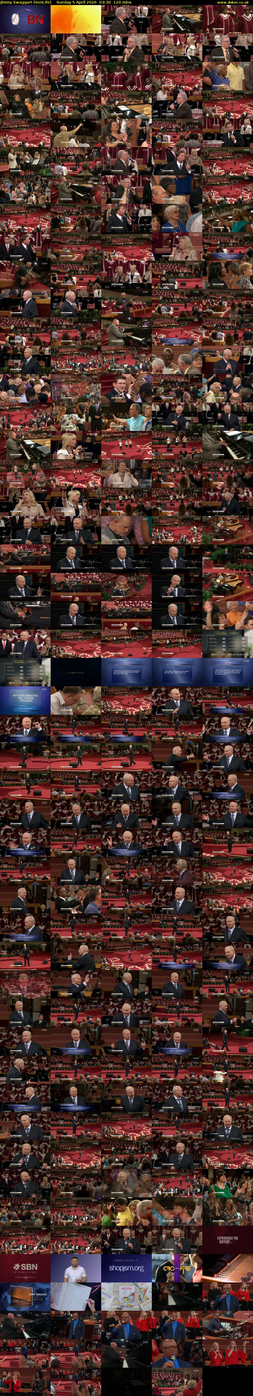 Jimmy Swaggart (SonLife) Sunday 5 April 2026 03:30 - 05:30