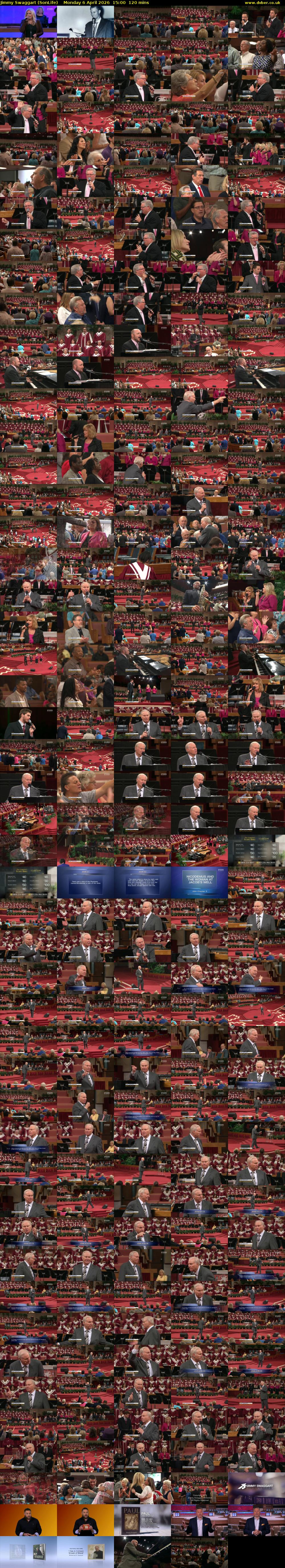 Jimmy Swaggart (SonLife) Monday 6 April 2026 15:00 - 17:00