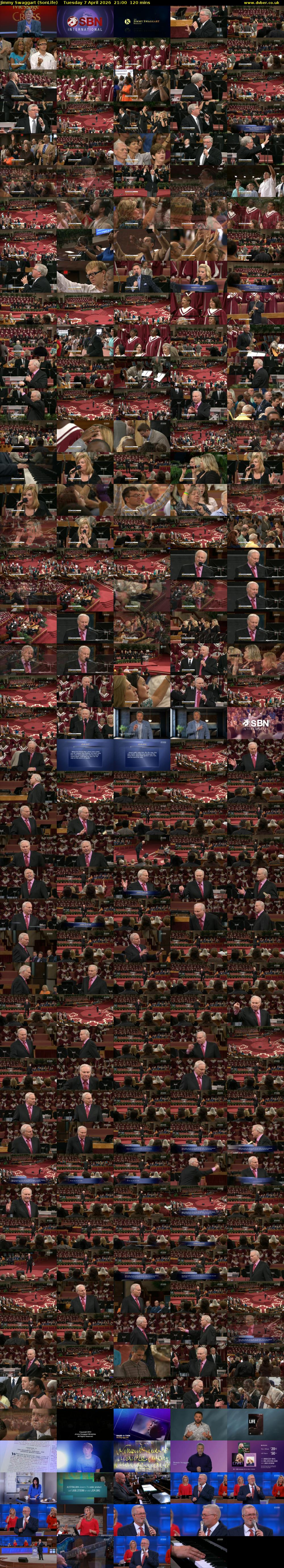 Jimmy Swaggart (SonLife) Tuesday 7 April 2026 21:00 - 23:00