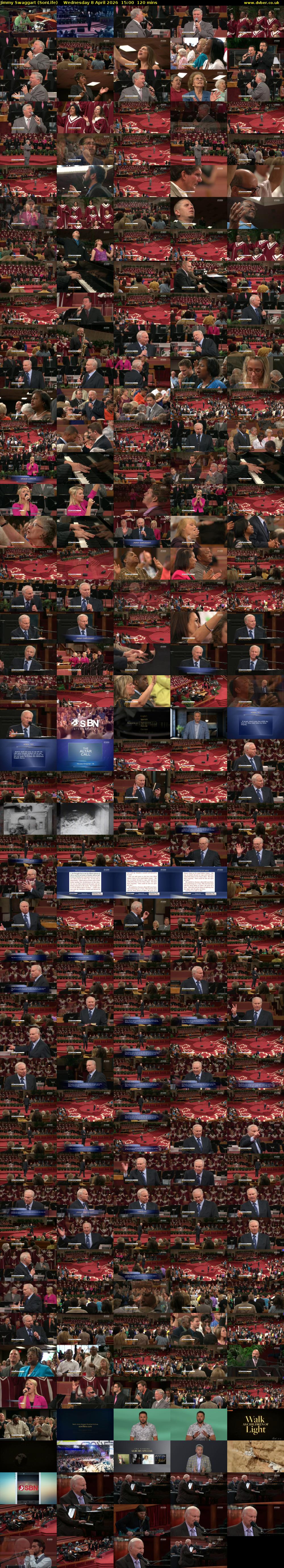 Jimmy Swaggart (SonLife) Wednesday 8 April 2026 15:00 - 17:00