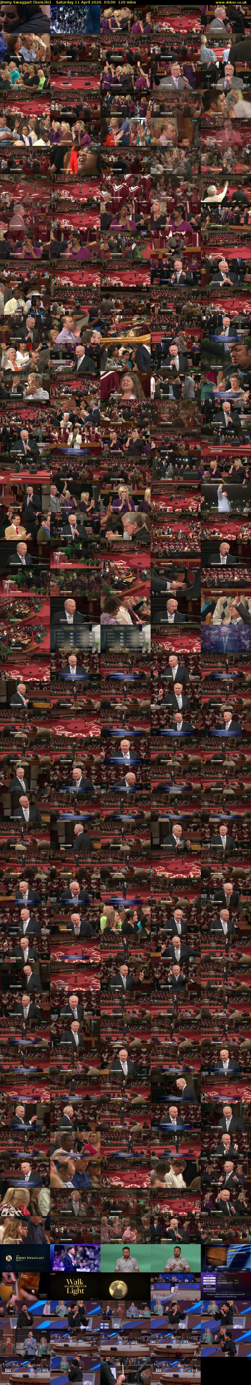 Jimmy Swaggart (SonLife) Saturday 11 April 2026 03:00 - 05:00