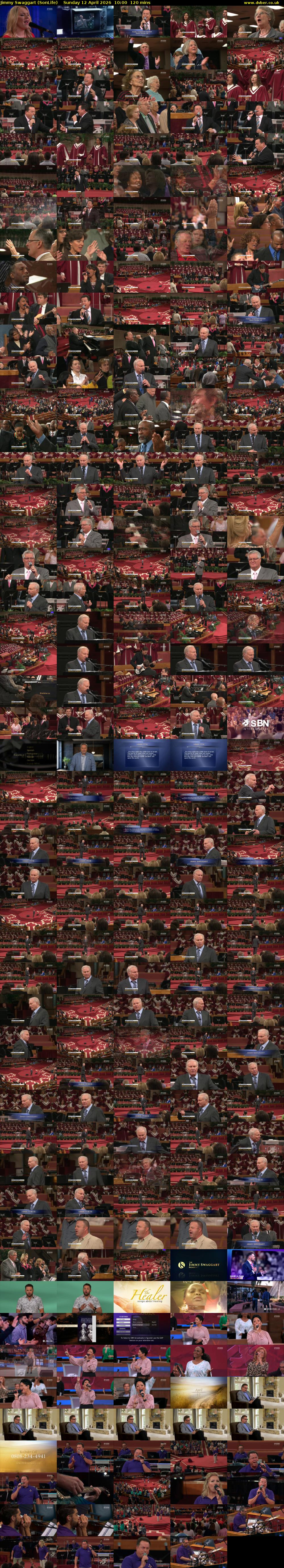 Jimmy Swaggart (SonLife) Sunday 12 April 2026 10:00 - 12:00