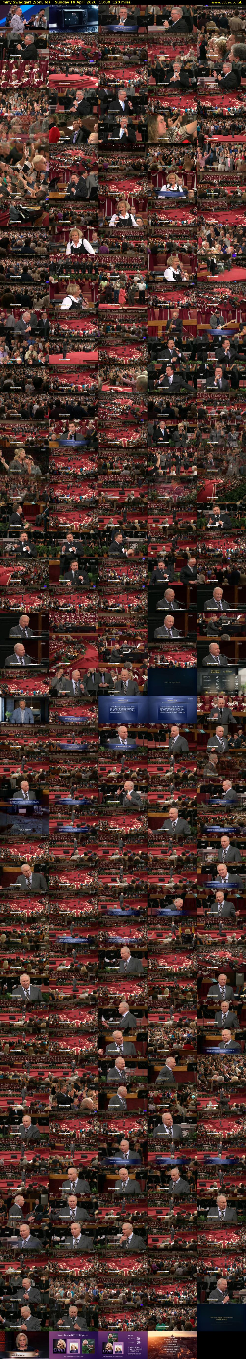 Jimmy Swaggart (SonLife) Sunday 19 April 2026 10:00 - 12:00