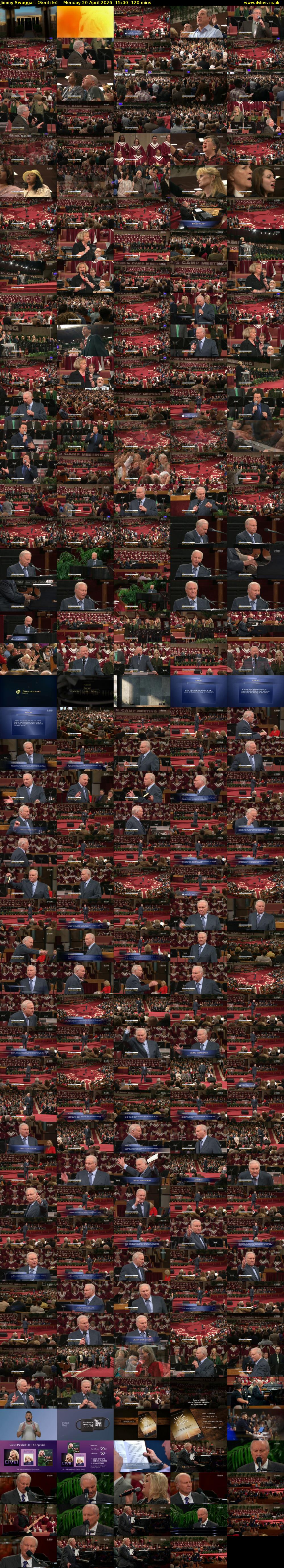 Jimmy Swaggart (SonLife) Monday 20 April 2026 15:00 - 17:00