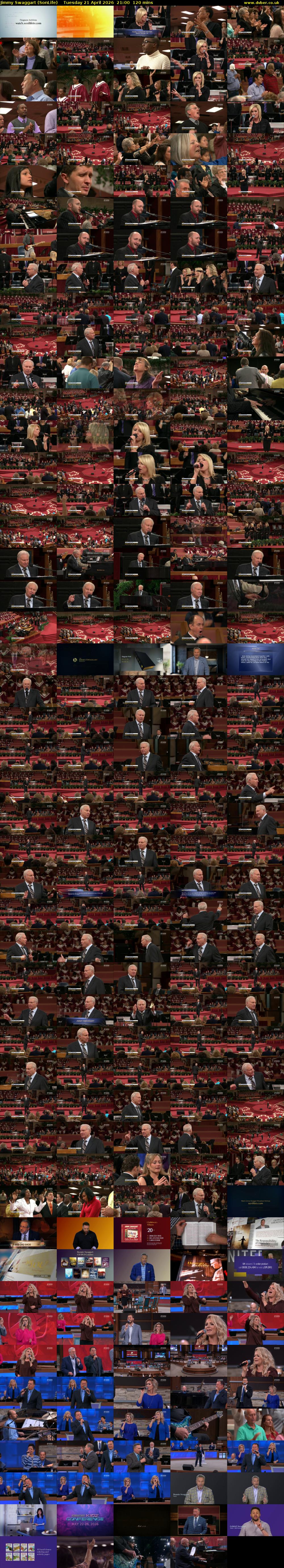 Jimmy Swaggart (SonLife) Tuesday 21 April 2026 21:00 - 23:00