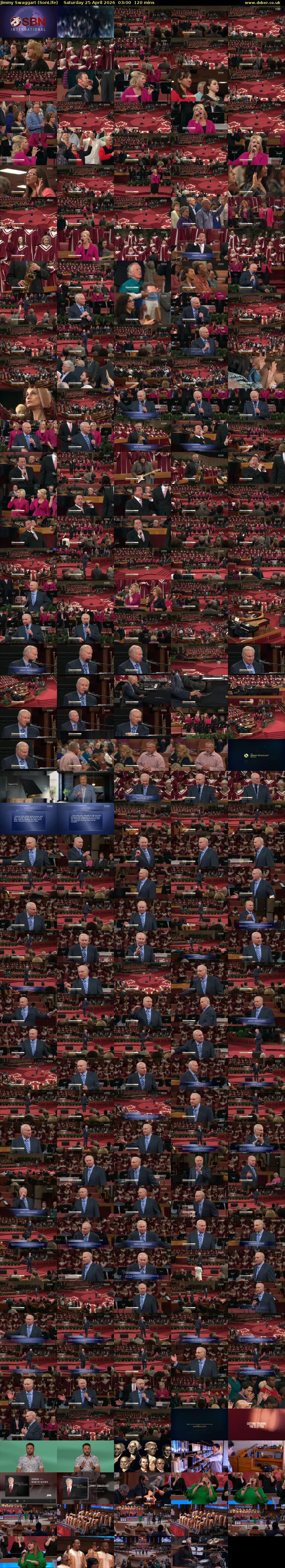 Jimmy Swaggart (SonLife) Saturday 25 April 2026 03:00 - 05:00