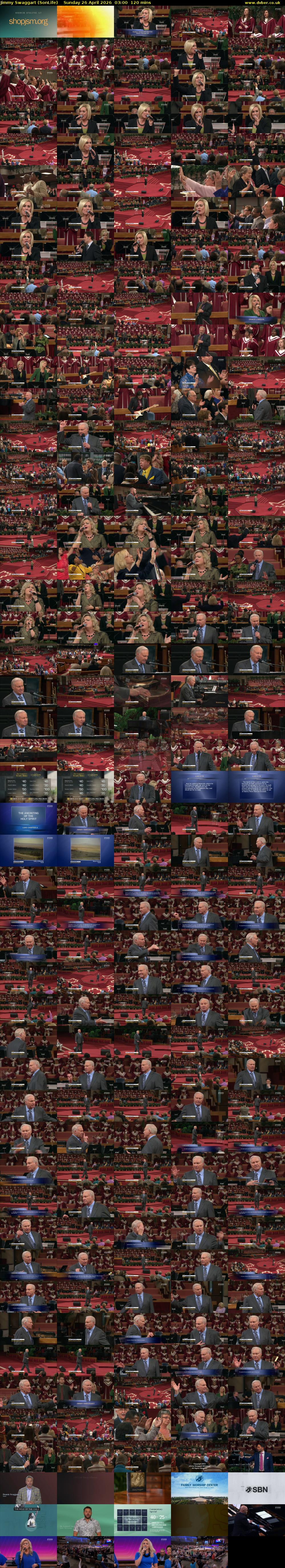 Jimmy Swaggart (SonLife) Sunday 26 April 2026 03:00 - 05:00
