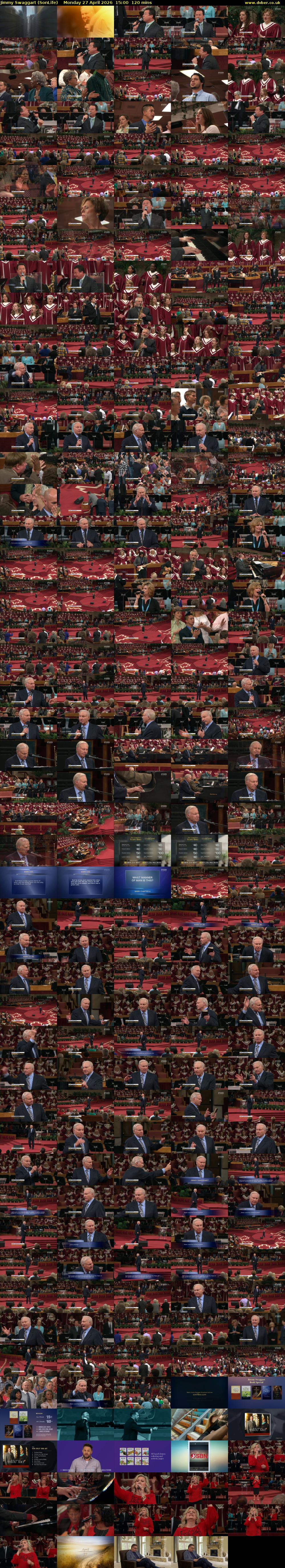 Jimmy Swaggart (SonLife) Monday 27 April 2026 15:00 - 17:00