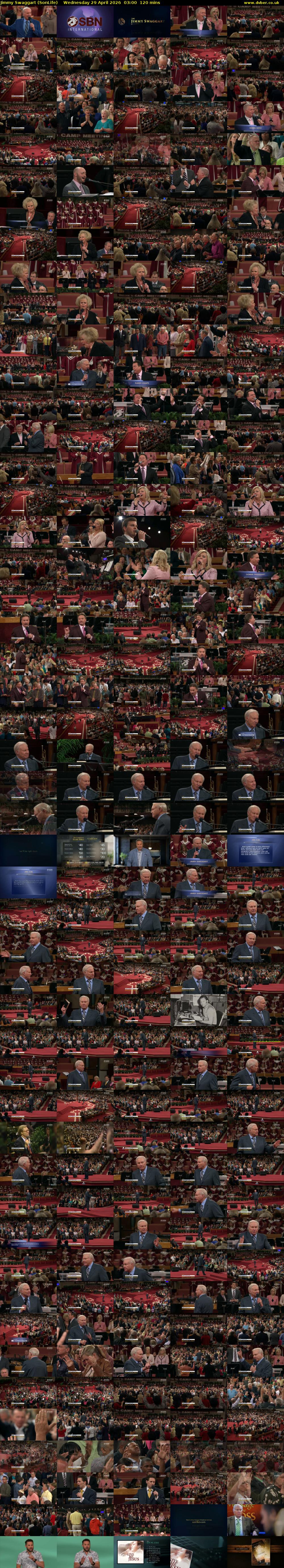 Jimmy Swaggart (SonLife) Wednesday 29 April 2026 03:00 - 05:00