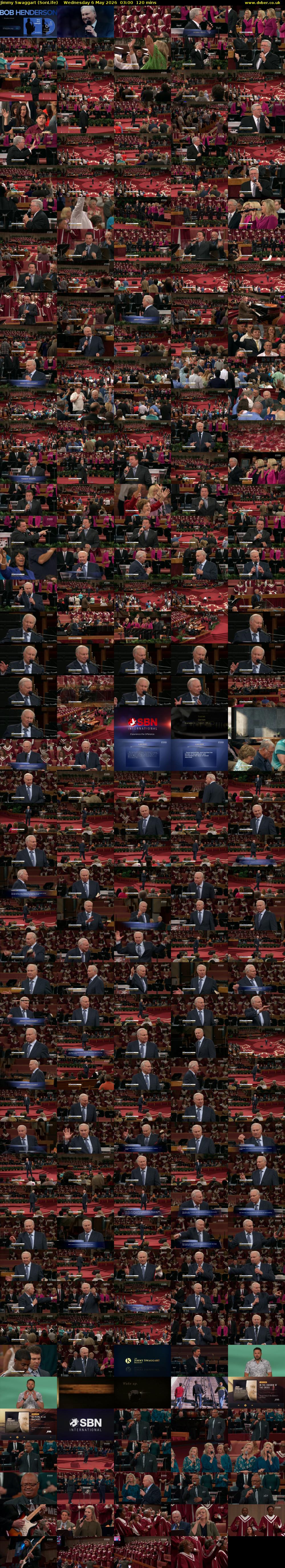 Jimmy Swaggart (SonLife) Wednesday 6 May 2026 03:00 - 05:00