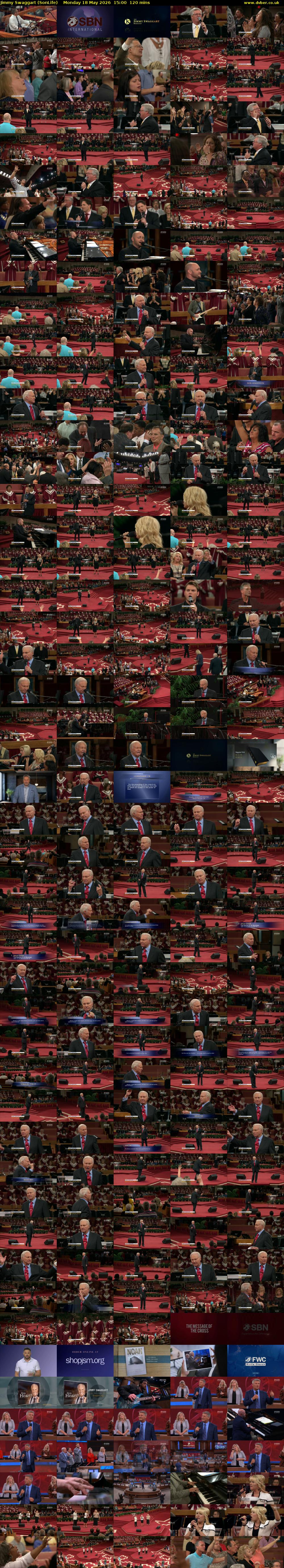 Jimmy Swaggart (SonLife) Monday 18 May 2026 15:00 - 17:00