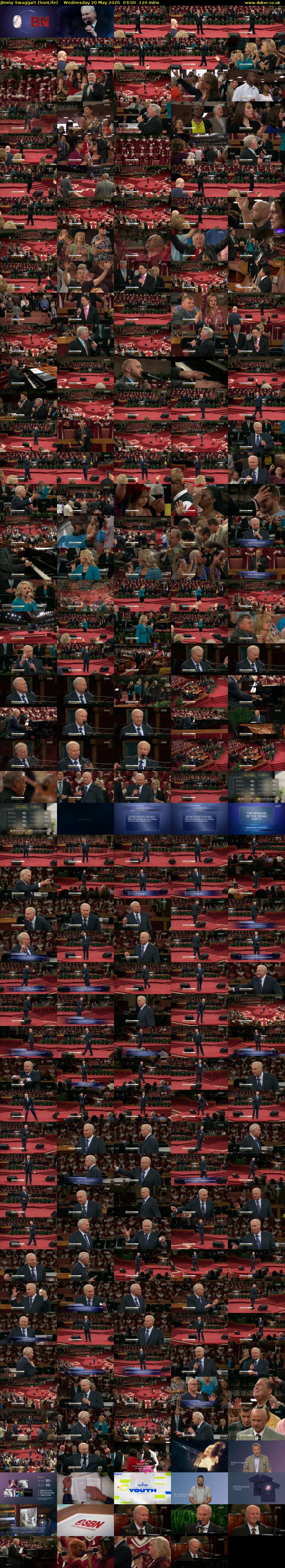 Jimmy Swaggart (SonLife) Wednesday 20 May 2026 03:00 - 05:00