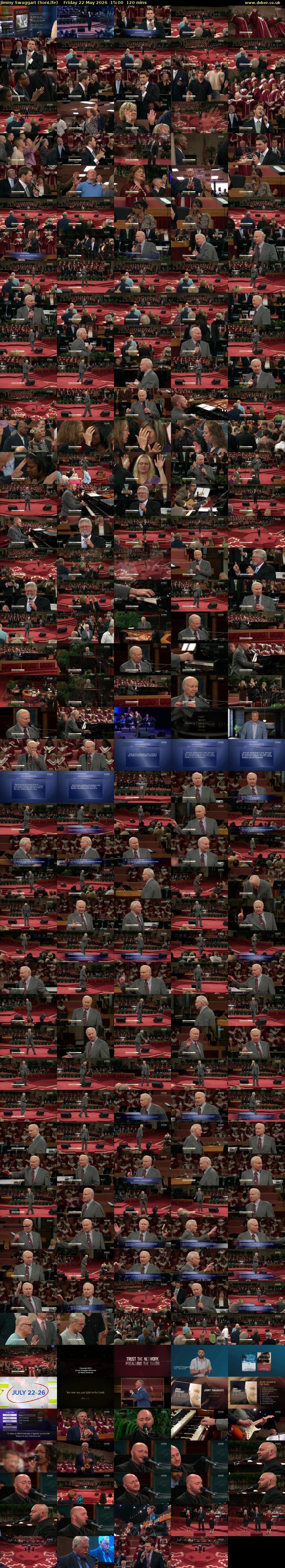 Jimmy Swaggart (SonLife) Friday 22 May 2026 15:00 - 17:00