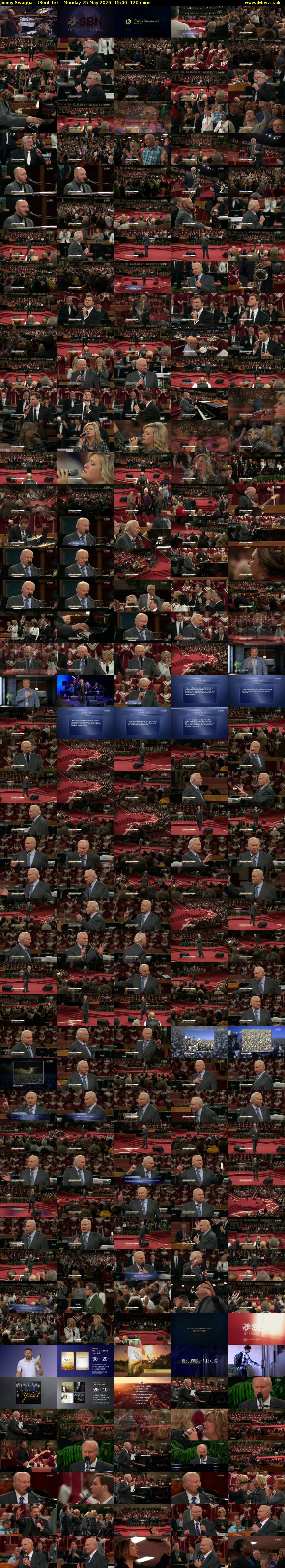 Jimmy Swaggart (SonLife) Monday 25 May 2026 15:00 - 17:00
