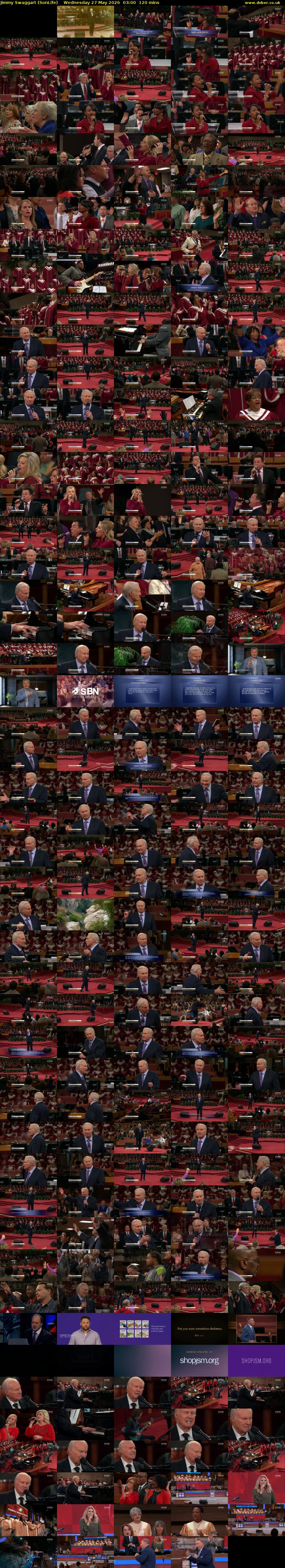 Jimmy Swaggart (SonLife) Wednesday 27 May 2026 03:00 - 05:00
