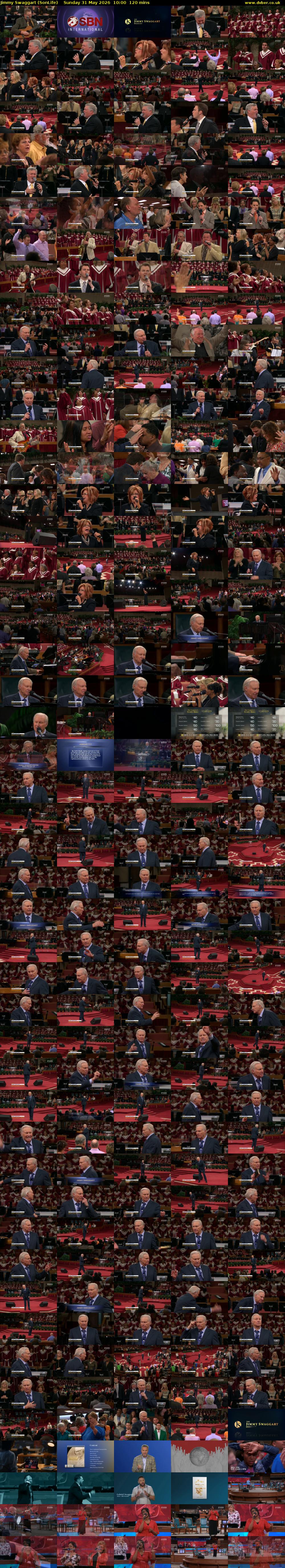 Jimmy Swaggart (SonLife) Sunday 31 May 2026 10:00 - 12:00