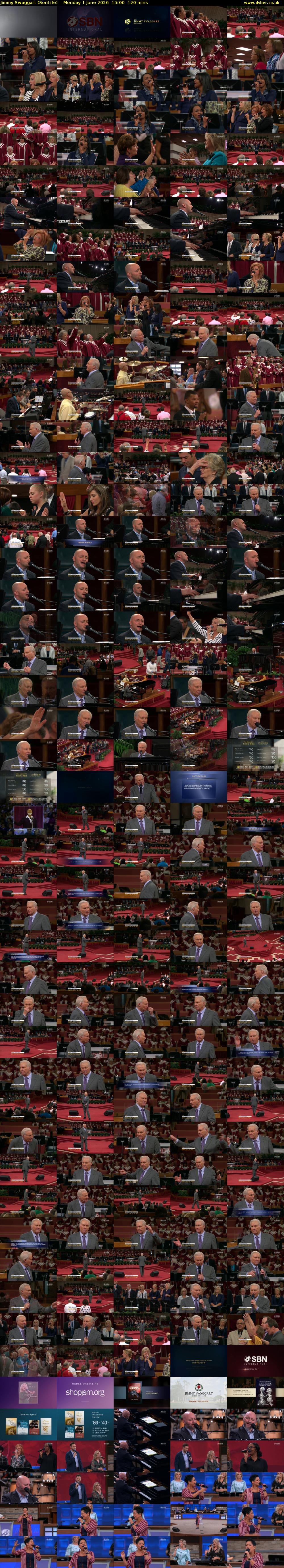 Jimmy Swaggart (SonLife) Monday 1 June 2026 15:00 - 17:00