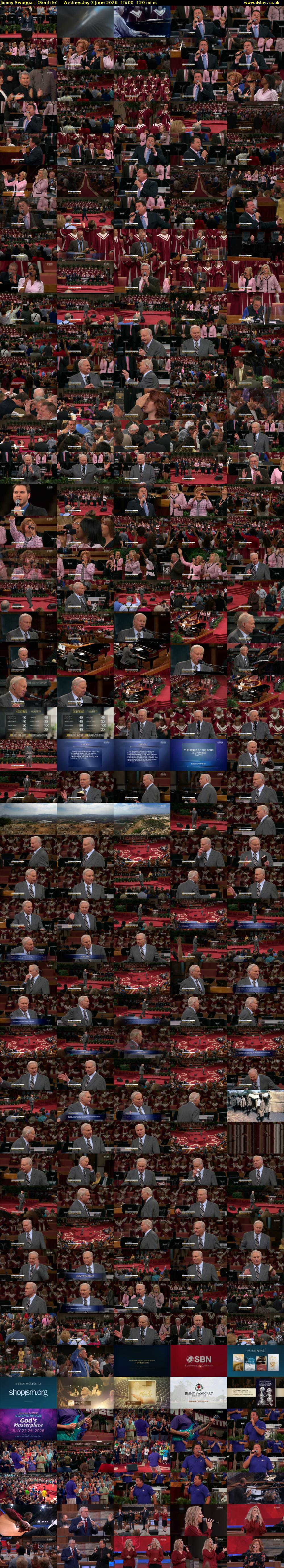 Jimmy Swaggart (SonLife) Wednesday 3 June 2026 15:00 - 17:00