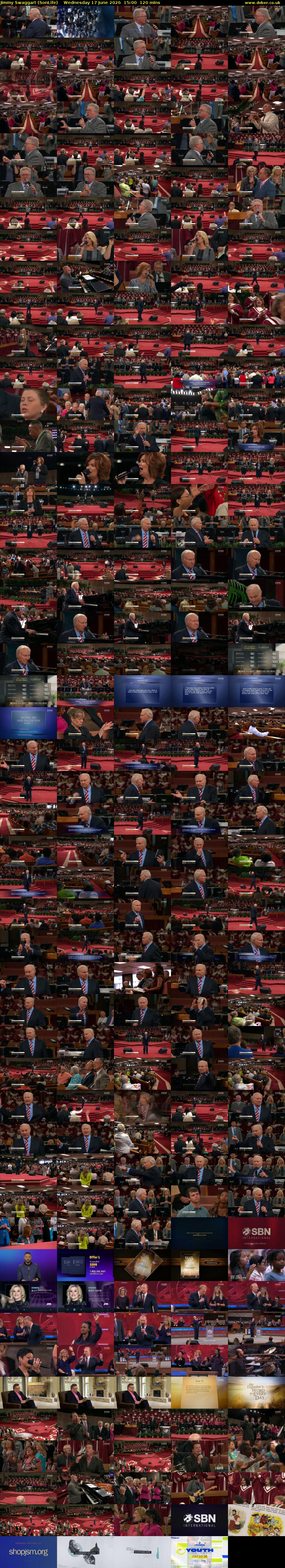 Jimmy Swaggart (SonLife) Wednesday 17 June 2026 15:00 - 17:00