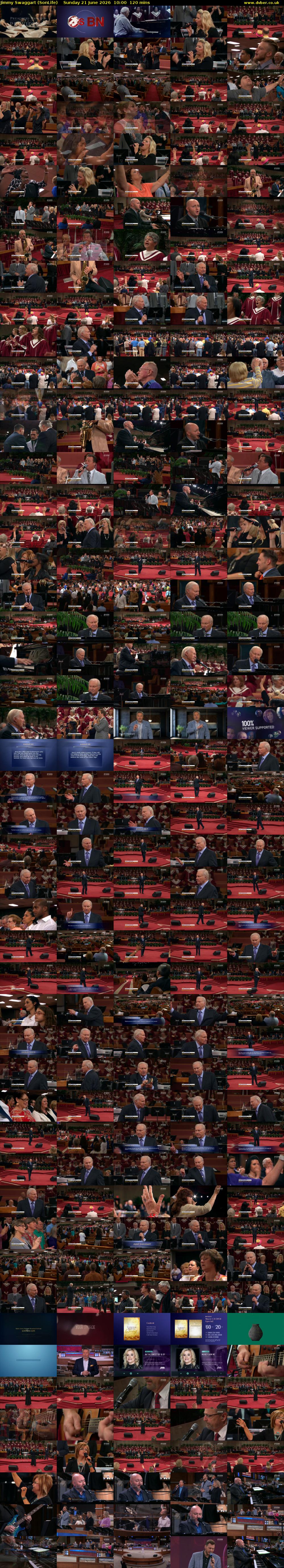 Jimmy Swaggart (SonLife) Sunday 21 June 2026 10:00 - 12:00