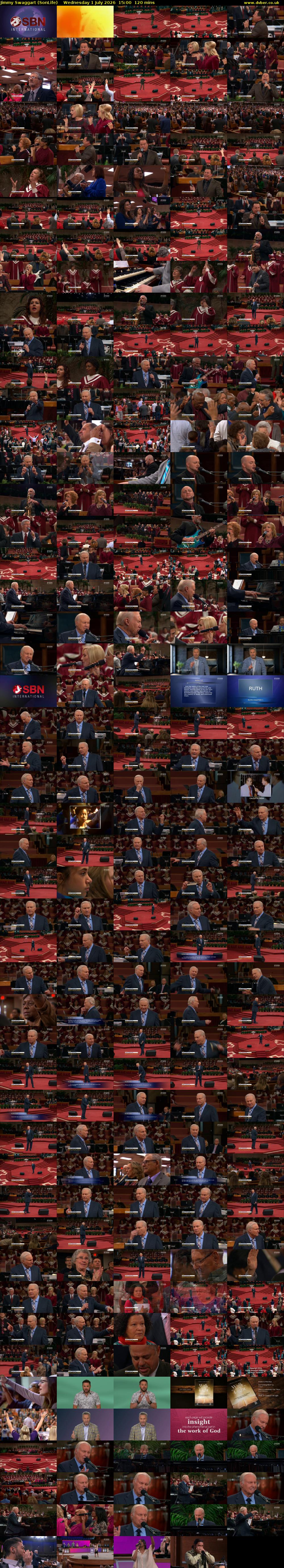 Jimmy Swaggart (SonLife) Wednesday 1 July 2026 15:00 - 17:00