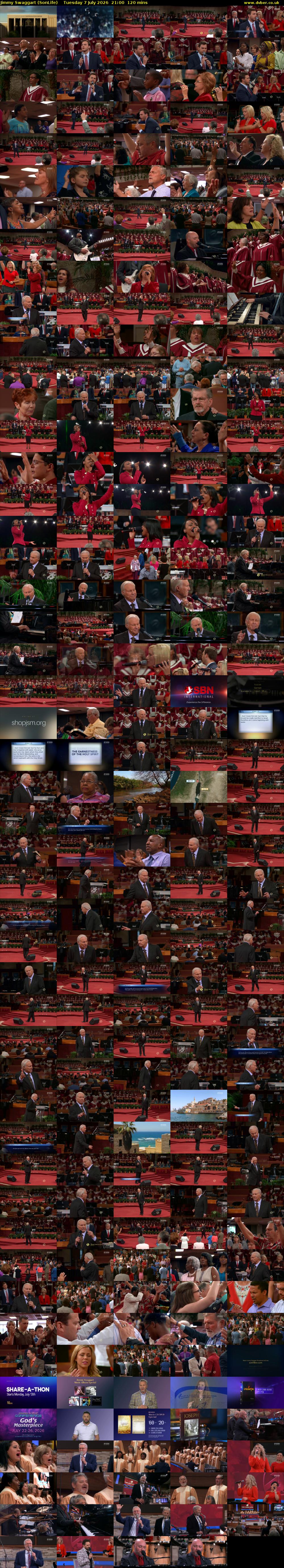 Jimmy Swaggart (SonLife) Tuesday 7 July 2026 21:00 - 23:00