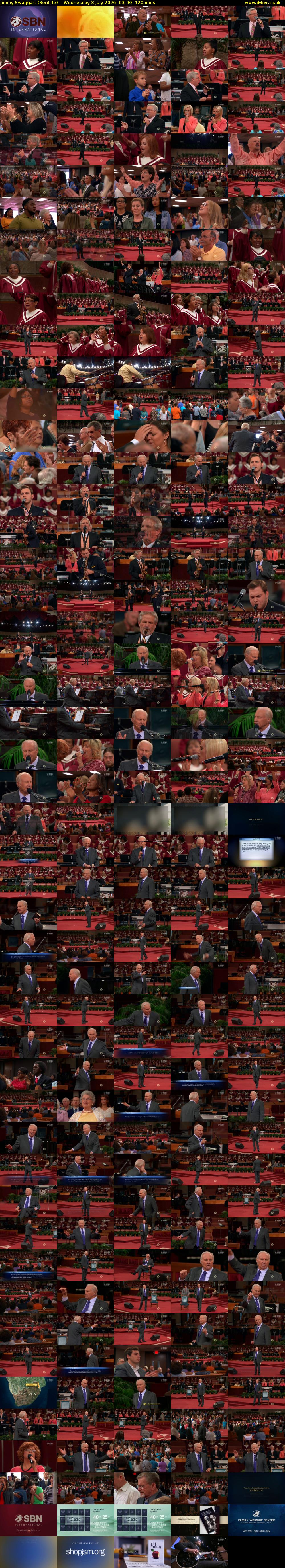 Jimmy Swaggart (SonLife) Wednesday 8 July 2026 03:00 - 05:00